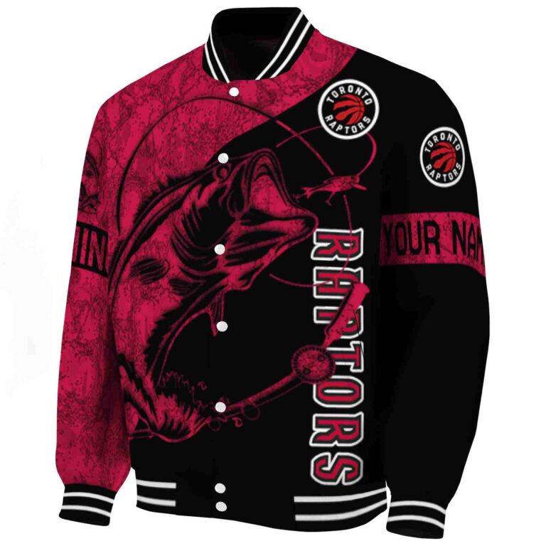 custom toronto raptors fishing rod black jacket best selling