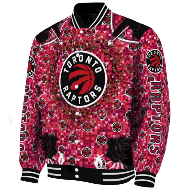 custom toronto raptors heart explosion red jacket best selling