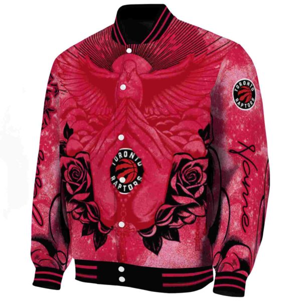 custom toronto raptors praying hands red jacket best selling