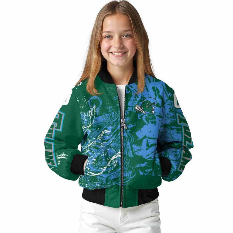 custom tulane green wave fishing art green jacket top rated