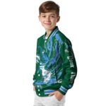 custom tulane green wave fishing passion green white jacket best selling