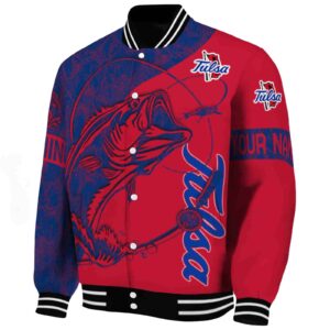 custom tulsa golden hurricane fishing rod red jacket best selling