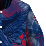 custom tulsa golden hurricane praying hands blue jacket best selling