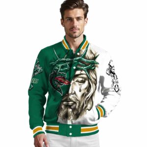 custom uab blazers jesus tears green white jacket high quality