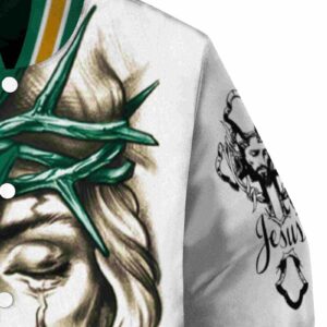 custom uab blazers jesus tears green white jacket premium grade
