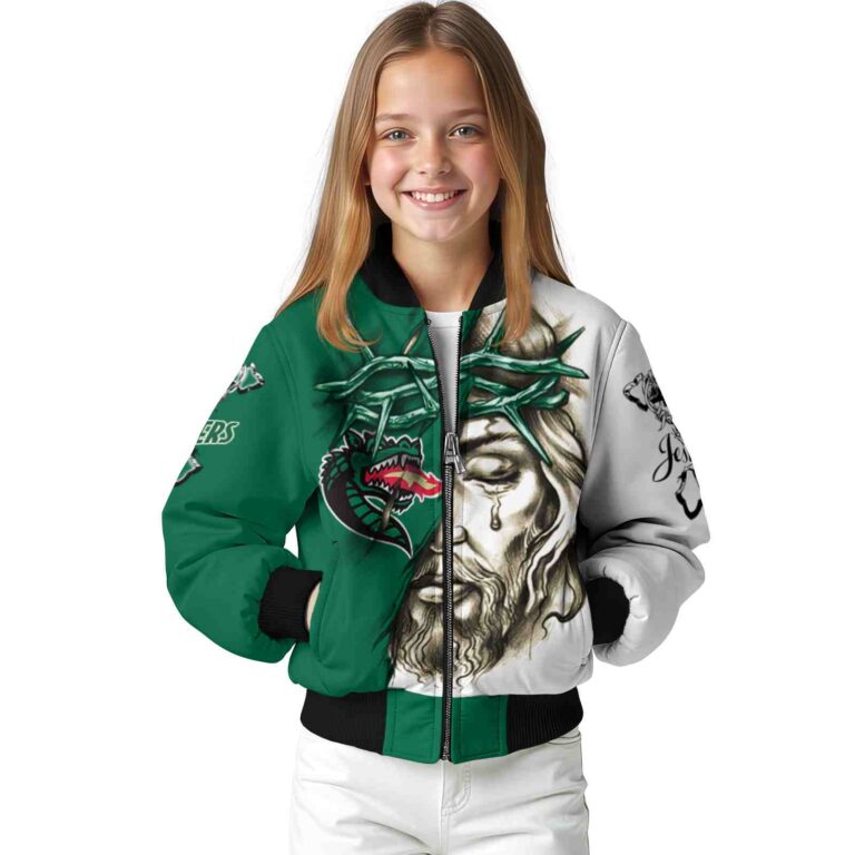 custom uab blazers jesus tears green white jacket top rated