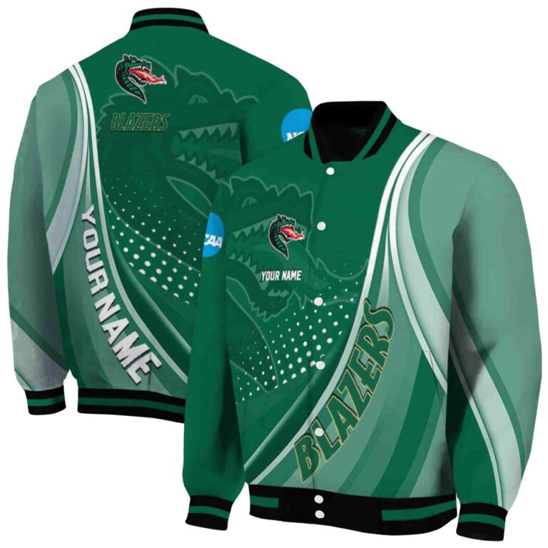 custom uab blazers wave patterns green jacket fashion forward