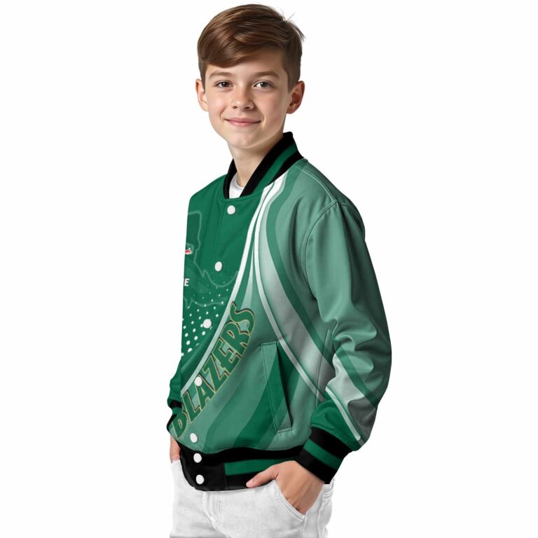 custom uab blazers wave patterns green jacket trendy
