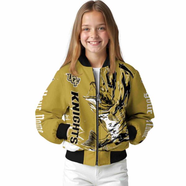 custom ucf knights fishing passion gold white jacket top rated
