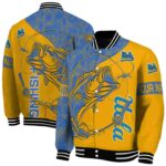 custom ucla bruins fishing rod gold jacket best selling