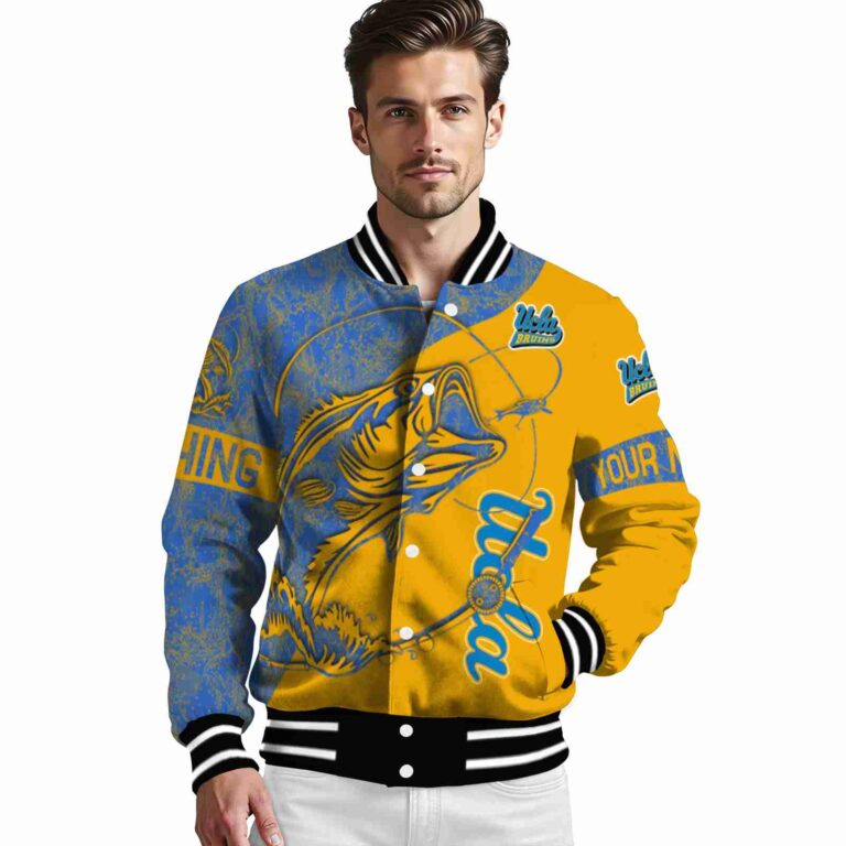custom ucla bruins fishing rod gold jacket high quality