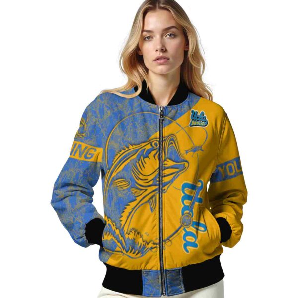custom ucla bruins fishing rod gold jacket latest model