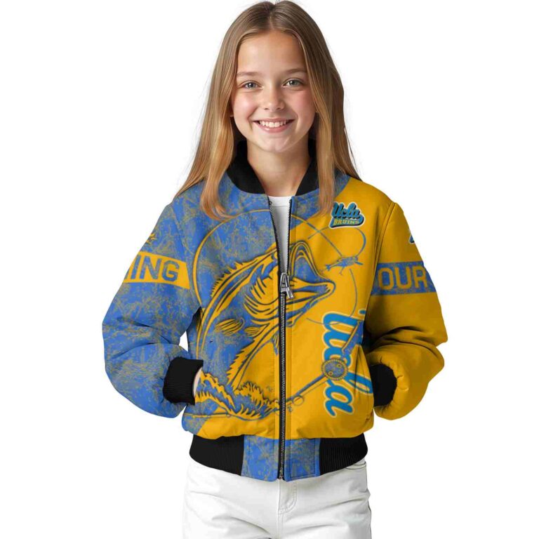 custom ucla bruins fishing rod gold jacket top rated