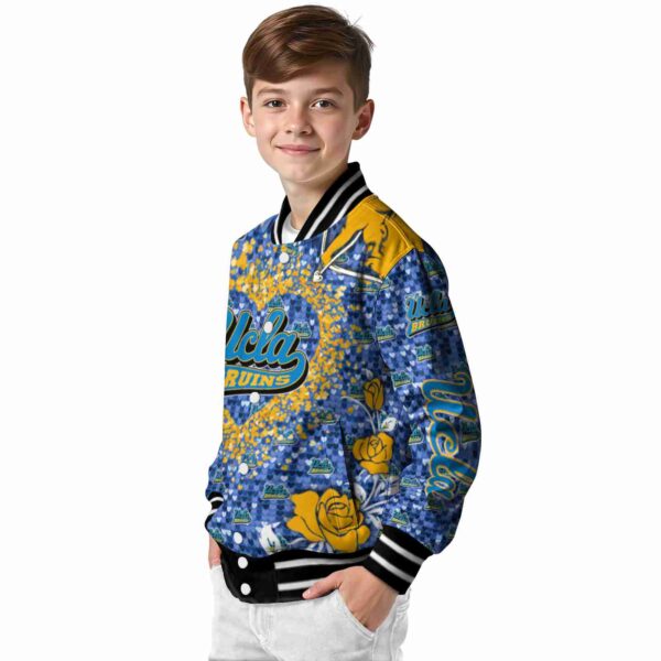 custom ucla bruins heart explosion blue jacket trendy