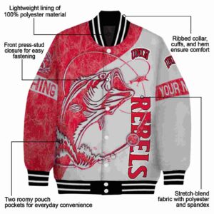 custom unlv rebels fishing rod gray jacket new arrival