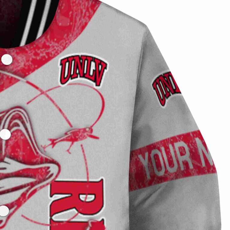 custom unlv rebels fishing rod gray jacket premium grade