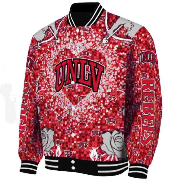 custom unlv rebels heart explosion red jacket best selling