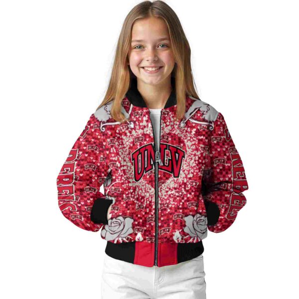 custom unlv rebels heart explosion red jacket top rated