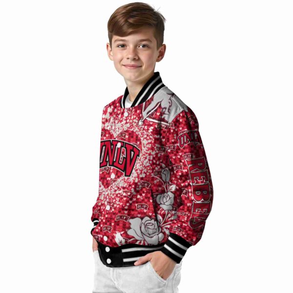 custom unlv rebels heart explosion red jacket trendy
