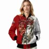 custom usc trojans jesus tears red white jacket latest model