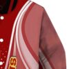 custom usc trojans wave patterns red jacket premium grade