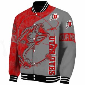 custom utah utes fishing rod gray jacket best selling