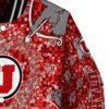 custom utah utes heart explosion red jacket premium grade