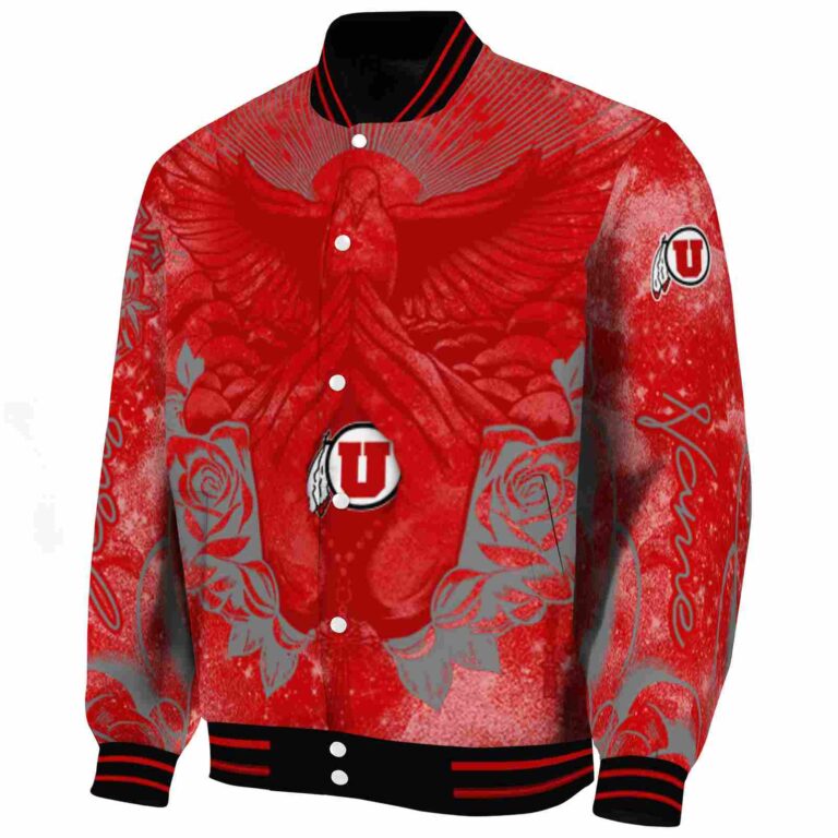 custom utah utes praying hands red jacket best selling