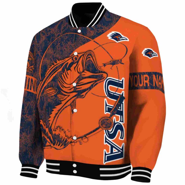 custom utsa roadrunners fishing rod blue jacket best selling