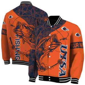 custom utsa roadrunners fishing rod blue jacket fashion forward