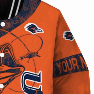 custom utsa roadrunners fishing rod blue jacket premium grade