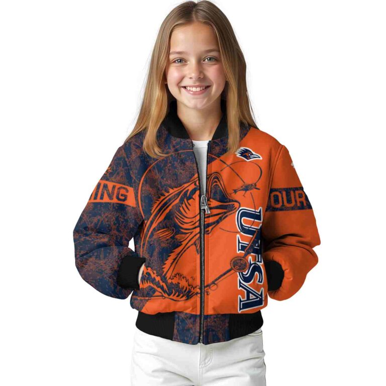 custom utsa roadrunners fishing rod blue jacket top rated