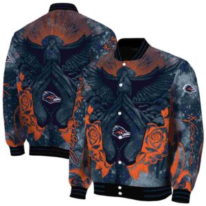 custom utsa roadrunners praying hands orange jacket fashion forward