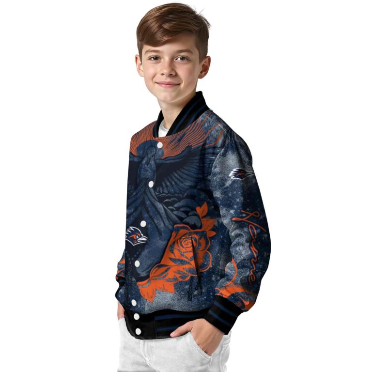 custom utsa roadrunners praying hands orange jacket trendy