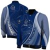 custom vancouver canucks wave patterns blue jacket fashion forward