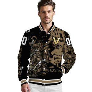 custom vanderbilt commodores fishing art black jacket high quality