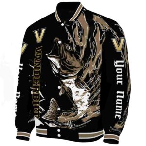 custom vanderbilt commodores fishing passion black white jacket best selling