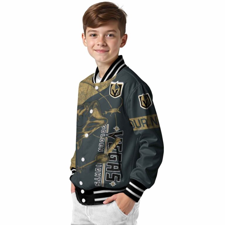 custom vegas golden knights fishing rod gray jacket trendy
