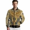 custom vegas golden knights praying hands tan jacket high quality