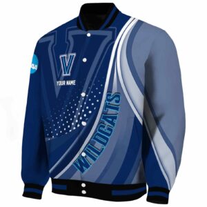custom villanova wildcats wave patterns navy jacket best selling
