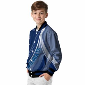 custom villanova wildcats wave patterns navy jacket trendy