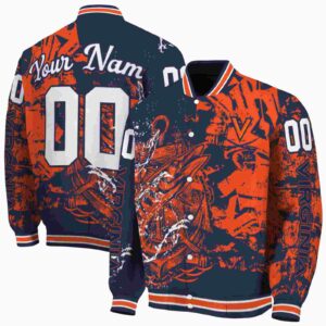 custom virginia cavaliers fishing art blue jacket fashion forward