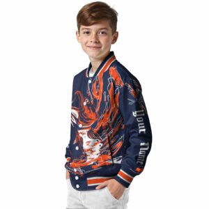 custom virginia cavaliers fishing passion blue white jacket trendy
