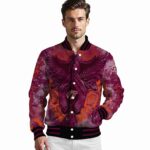custom virginia tech hokies praying hands maroon jacket best selling