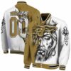custom wake forest demon deacons jesus tears gold white jacket fashion forward