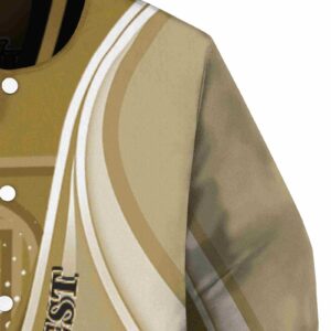 custom wake forest demon deacons wave patterns gold jacket premium grade