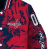 custom washington capitals fishing art blue jacket premium grade