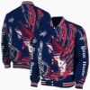 custom washington capitals fishing passion blue white jacket fashion forward