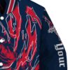 custom washington capitals fishing passion blue white jacket premium grade