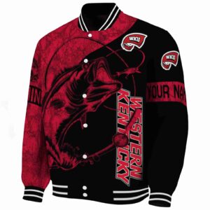 custom western kentucky hilltoppers fishing rod black jacket best selling